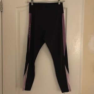 Peloton Apparel Women's Black and Purple Leggings- Size Medium- M - Never worn